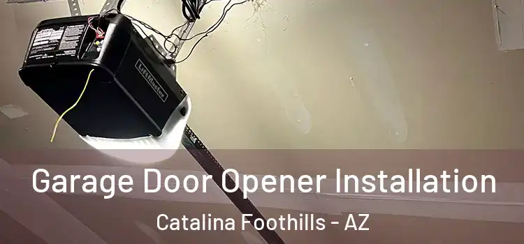  Garage Door Opener Installation Catalina Foothills - AZ